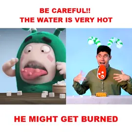 Let's see what happens to him #burn#oddbods#woavideo#woaparody#parody#cartoon