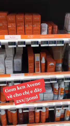 Kem chống nắng avene e gom về ít cho chị em nha. #Avene #kcn #treament