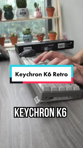 Bàn phím cơ không dây phối màu retro siêu đẹp #keychronk6 #keychron #keyboard #banphimco #zreview #retro