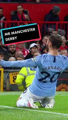 Mr Manchester Derby… rumours are, he’s still knee sliding 😅 #mancity #bernardosilva #football #goal #Soccer #derbyday