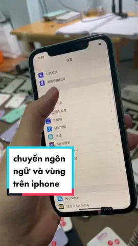 Hướng dẫn nhanh chuyển vùng và chuyển ngôn ngữ trên iphone từ tiếng trung snag tiếng việt!!!!
