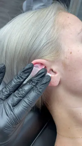 rose ear tattoo done today 🌹❤️ #tattoo #tattoos #tattooartist #tat #ForzaHorizon5GO