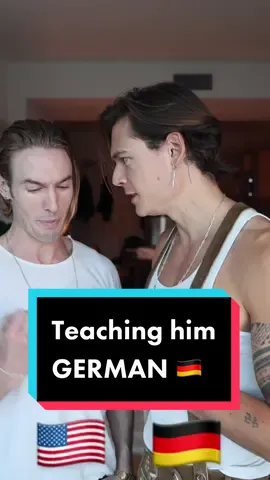 Teaching my American friend some German Basics 😍 #germany #german #usa @jeffkasser0