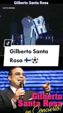Gilberto Santa Rosa, hincha de Alianza Lima 🇫🇮⚽#parati #viral #kazvya_grone #alianzalima #gilbertosantarosa