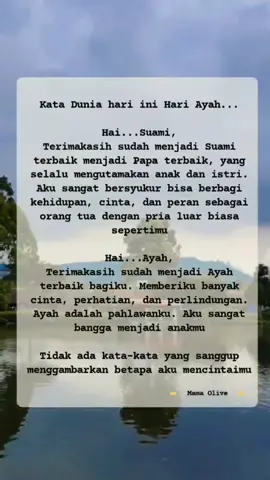 Selamat Hari Ayah ❤️ #selamathariayah #happyfathersday #fyp #foryoupage