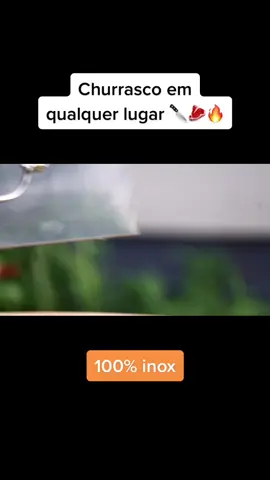 BOX BBQ 🔪🥩🔥 Churrasqueira portátil Antonow - 100% inox #antonow #churrasco #churras #bbq #bbqbrasil