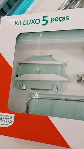 Kit para banheiro (LUXO) #vidro #acessoriosparabanheiro #luxo