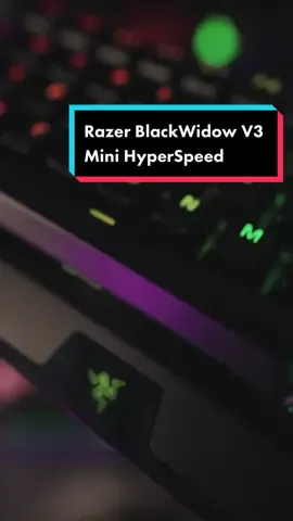 Compact, wireless and satisfyingly tactile - meet the Razer BlackWidow V3 Mini HyperSpeed ⌨️ #razer #gaming #gamer #gamersoftiktok #keyboard #asmr