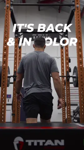 BACK & IN COLOR - The TITAN Series Power Rack 💪💪 #UnleashYourTitan #Fitness #betitanfit