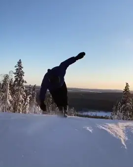 Buttery evening vibes by @Topi 😍 #ski #skitok #fyp