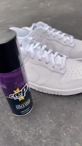 Protect those all white with Crep protect spray !☑️ @crep_protect  #fyp #foryou #fypシ゚viral #sneakers