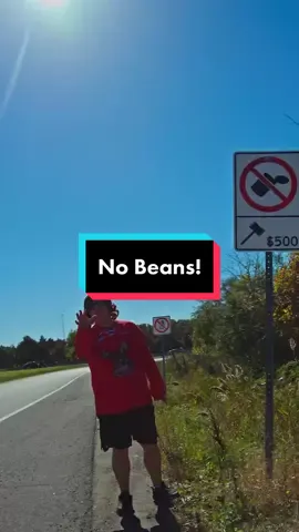 Wonder how @justintherealschiele feels about this?? Shout out to alll the people who sent us this one! #NoBeans #Hammer #OntarioRoadTrip #canada_life🇨🇦