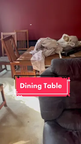 Day 2 #challengeaccepted #homedecoronabudget #diningroomdiy #updateyourspace #updateyourhome #fallhomedecor #redwalls #fyp