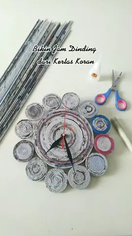 penasaran jamnya aktif apa nggak? ada di video selanjutnya yaa.. #karyaseniku #fyp #kerajinankoran #DIY #kreasiku #samasamabelajar #kerajinantangan