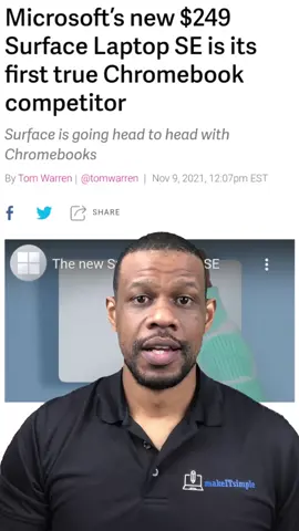 Microsoft Has Released Their Surface SE?! #techtok #trini_tiktoks #microsoftsurface