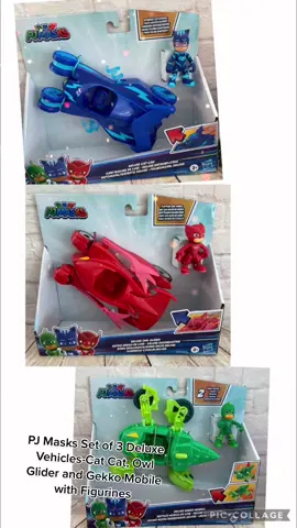 PJ Masks Deluxe Vehicle Set #catboy #owlette #gekko #pjmasks #toys #ebay #serenemississippitreasure