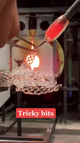 Hours of practice for this one move! #glassblowing #glassartist #LearnOnTikTok #tiktokpartner #artsandcrafts #sundayroutine #hotglass