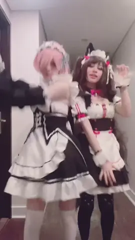 (っ＾▿＾) ♡ IB: @[Nina Dearest!!~♡] ♡ (ˆ‿ˆԅ) // #ram#chocola#ramrezero #chocolanekopara#ramrezerocosplay#chocolanekoparacosplay#ramcosplay#chocolacosplay