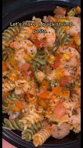 Quick and easy!! #fyp #food #shrimp #quickrecipes #pasta #fall #dayinmylife #letsmakesomelunchformykids
