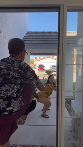 Straight to the Dad 😅 #dadsoftiktok #couplecomdey #prank