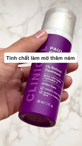 Mờ vết thâm - Ngừa lão hóa >>> CLINICAL 1% Retinol - sản phẩm không thể thiếu trong tủ đồ skincare #skincare #chamsocda #xuhuong #trending