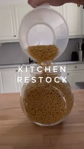 Restocking some items around the kitchen 🤩✨ #restock #restocking #refill #organizing #satisfying #asmr #foryou