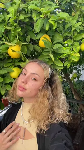 I swear these giant lemons made my hair blonder