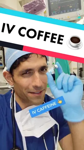 Reply to @stephanielancaster90 take your #coffee straight to your #IV ! #anesthesia #surgery #medical #doctor