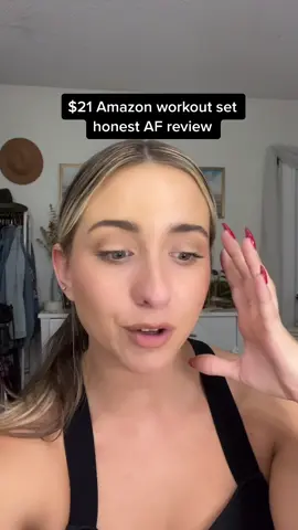 Purchase at your own risk 🥲 #workoutset #amazonfinds