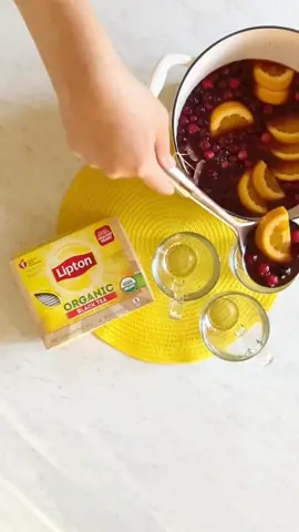Spice up the season with our Spiced Cranberry Black Tea Tecipe 🫖 #LiptonTea #Recipe