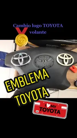 Cambio de logo timon #toyota #4runner #hilux #corolla #prado #tx #accessories #viral #toy