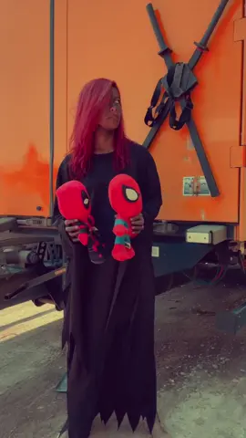 Monster Vs Spiderman & Deadpool! ❤️💙 #ioanniskipreos #spiderman #fy #fyp #foryou #voodoo #funny