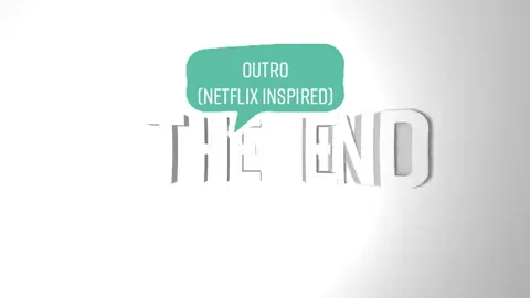 netflix inspired outro! #fypシ #student #schoolhack #netflix