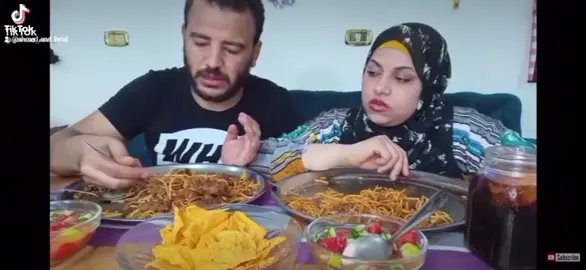 لما جوزك يسالك ايه ده مكرونه باللحمه#هي_فين_المكرونه_دي_ في_ جيبي قناه اسمها يوميات احمد وفريال على اليوتيوب