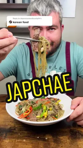 Reply to @depressedandlonely04 Japchae #noodles