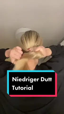 ✨ Niedriger Dutt für lange Haare Tutorial ✨ #haartutorial  #frisurentutorial #lowbun #dutt #langehaare #hairinspo #fyp #fürdich