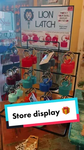 I love it When stores send me videos of their Lion Latch display!!! 🎅 🎄 🎁 #fypシ #stockingstuffers #viral