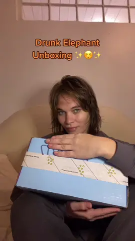 @Drunk Elephant Ty for the lovely gift—i really needed some pampering/self care today 🤍 #fyp #unboxing #skincare