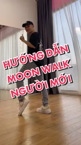HƯỚNG DẪN MOONWALK cho người mới tập nhảy! #shuffle #tiktok #fyb
