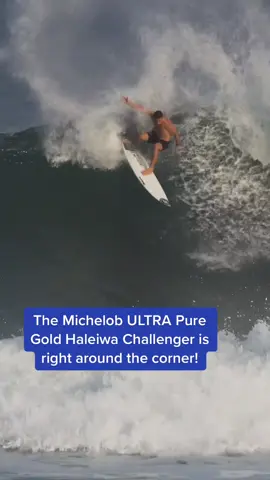 The Michelob ULTRA Pure Gold Haleiwa Challenger is right around the corner. Watch live Nov 26 - Dec 7 on worldsurfleague.com. Video: @evaancamss #wsl