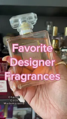 My favorite designer fragrances #materialgirl #fragrancetiktok #perfumetiktok #fyp #blackgirltiktok