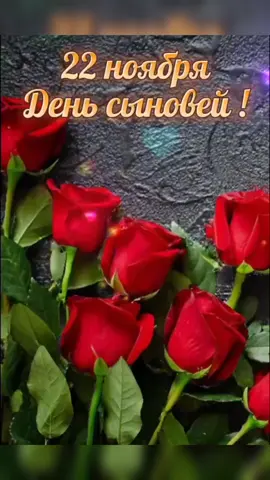 с днём сыновей поздравляю всех мальчишек с праздником 22 ноября