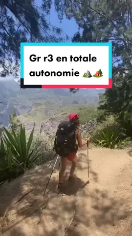 1min20 de vidéo résumée, sur 3 jours en autonomie sur le grr3⛰ #gr#rando#trek#defi#bivouac