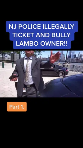 New Jersey #police illegally ticket and bully Lamborghini owner!! pt1. #savagegarage #fyp #police #newjersey #lamborghini #ticket #foryou