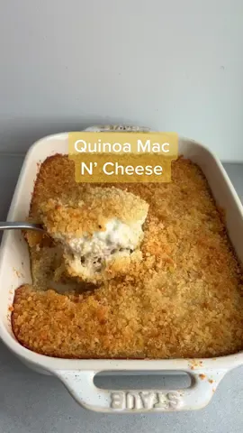 You have to try quinoa mac and cheese! Swap traditional pasta for @lundbergfarms organic quinoa to add more protein AD #goodfromthegrainup