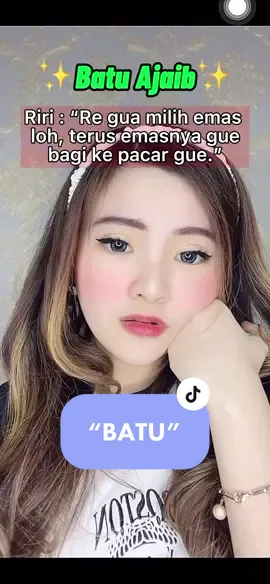 #pov : kamu diberi dua pilihan antara batu atau emas, dan kamu memilih batu yang ternyata.. #fyp (IB @piyanutella )