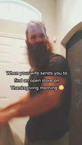 never fails 😫 #beardlook #thanksgiving #fyp #marriedlife