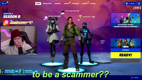 “why are you being a scammer?” 🤣 #fortnite #fortnitememes #fortnitemoments #default #fyp