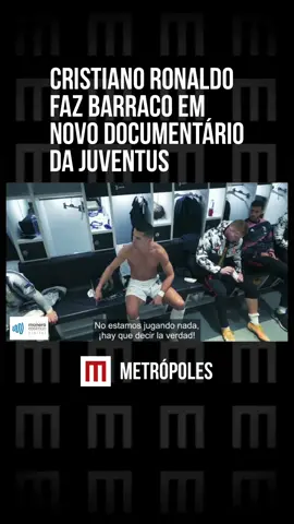 #CristianoRonaldo faz barraco em novo documentário da #Juventus. #AllorNothing mostra bastidores da última temporada do time #TikTokNotícias