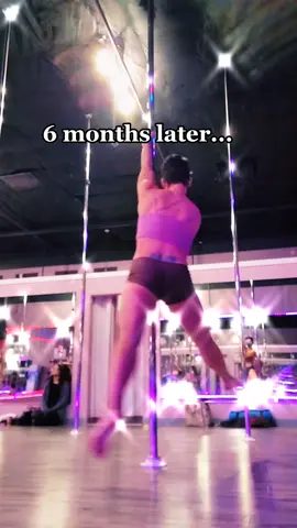 6 months of poling! #poledancer #poletok #transformation #poledance #360poledancestudio ##TeamUSATryout #nailedit #meetmeatourspot